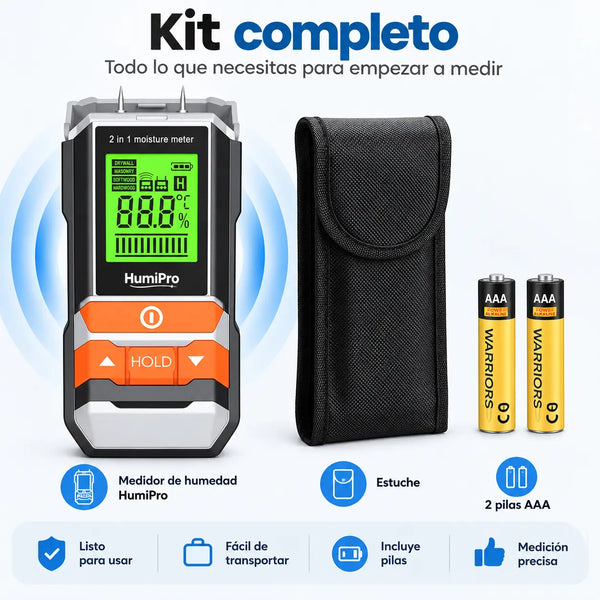 HumiPro™ Medidor Digital de Humedad 2 en 1