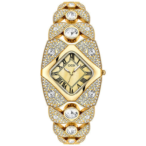 Reloj de Lujo para Mujer con Diamantes Engastados
