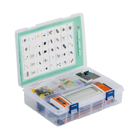 UNO R3 Ultimate Starter Kit for Arduino - Complete Learning Set with RFID Module, Stepper Motor, 1602 LCD, Sensors, and 35+ Components in Storage Case