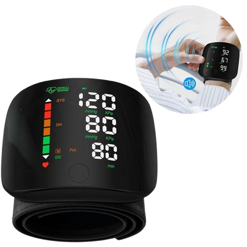 Tensiómetro de Muñeca Digital – Pantalla LED Táctil